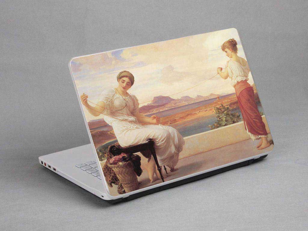 decal Skin for SAMSUNG Series 9 Premium Ultrabook NP900X3D-A03CA Woman, oil painting. laptop skin