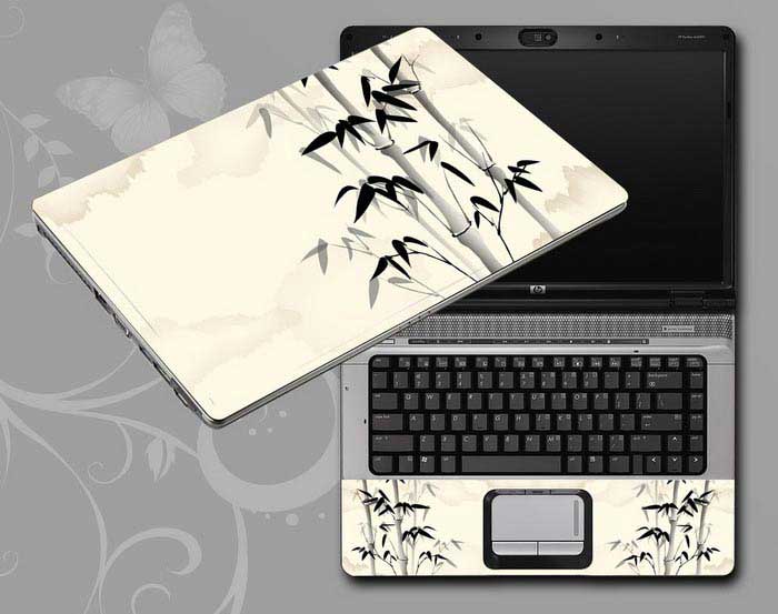 decal Skin for LG gram 16Z90R-K.ADB9U1 Chinese ink painting Bamboo laptop skin