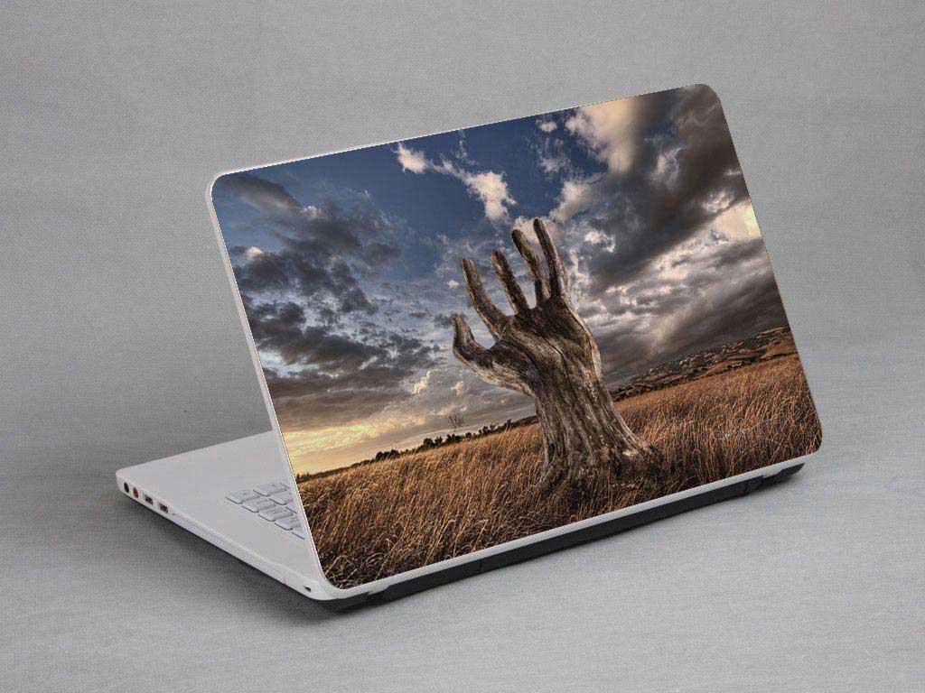 decal Skin for ASUS ZENBOOK Flip UX360 Hands growing in the ground laptop skin