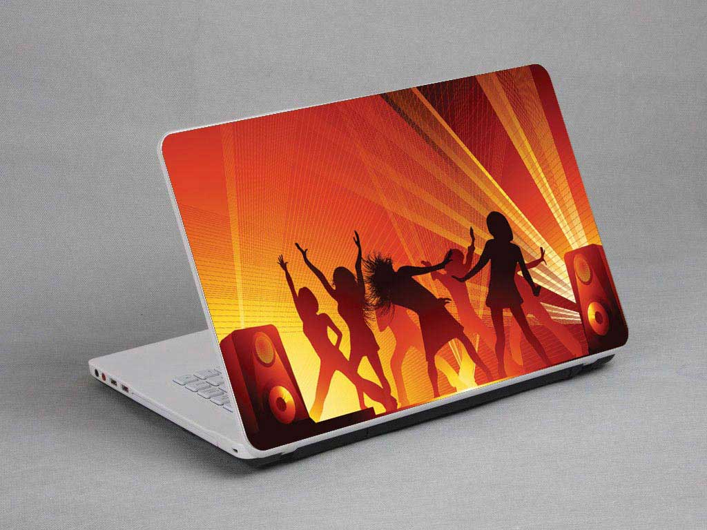 decal Skin for APPLE MacBook Pro MC721LL/A Music Festival laptop skin