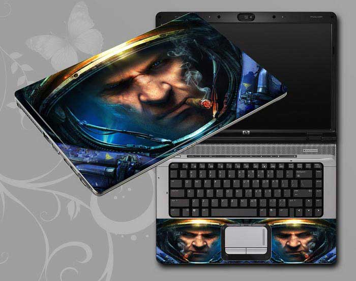 decal Skin for HP Pavilion x360 15-bk000nu Game, StarCraft laptop skin