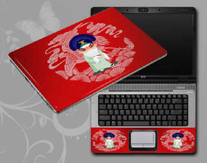 Red, Beijing Opera,Peking Opera Make-ups Laptop decal Skin for SONY VAIO VGN-AW290 19238-190-Pattern ID:190