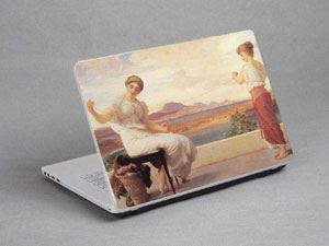 Woman, oil painting. Laptop decal Skin for MSI GP72 6QF 10770-372-Pattern ID:372