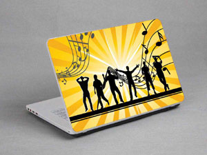 Music Festival Laptop decal Skin for MSI GT80S 6QE TITAN SLI HEROES SPECIAL EDITION 10779-439-Pattern ID:439