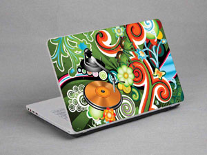 Music Festival Laptop decal Skin for ACER Aspire E5-432G 11241-445-Pattern ID:445