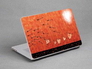 Love, Arrow. Laptop decal Skin for TOSHIBA Satellite C855-S5347 10508-448-Pattern ID:448