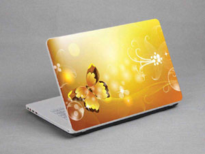 Butterflies, flowers. floral Laptop decal Skin for DELL Inspiron 14 14-3452 11084-454-Pattern ID:454