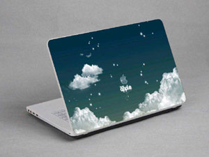 Apples, Blue Sky and White Clouds Laptop decal Skin for CLEVO W940KU 9301-461-Pattern ID:460