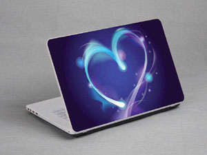 Love, Stripes Laptop decal Skin for CLEVO W940KU 9301-470-Pattern ID:469