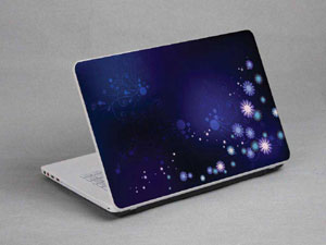 Purple, flowers floral Laptop decal Skin for FUJITSU LIFEBOOK AH550 1765-471-Pattern ID:470