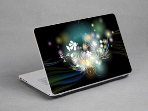 flowers floral Laptop decal Skin for MSI GT80S TITAN SLI 11378-476-Pattern ID:475
