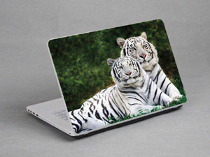 White Tiger Laptop decal Skin for CLEVO P377SM-A 9340-481-Pattern ID:480