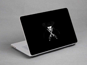 V for Vendetta Laptop decal Skin for CLEVO P377SM-A 9340-500-Pattern ID:499