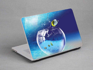 Bottles, fish. Laptop decal Skin for SONY VAIO Fit 15E SVF1531GSAW 8509-518-Pattern ID:517