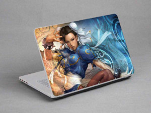 game street fighter chun li girl Laptop decal Skin for SONY VAIO Fit 15E SVF1531GSAW 8509-542-Pattern ID:541