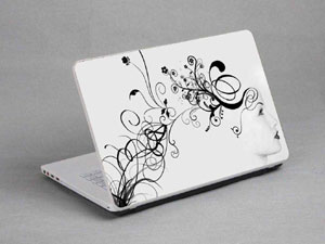 Woman, flower. floral Laptop decal Skin for SONY VAIO Fit 15E SVF1531GSAW 8509-555-Pattern ID:554