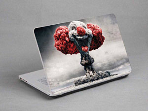 Atomic bomb, clown. Laptop decal Skin for SONY VAIO Fit 15E SVF1531GSAW 8509-556-Pattern ID:555