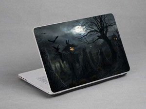 Halloween, Crow, Scarecrow Laptop decal Skin for SONY VAIO Fit 15E SVF1531GSAW 8509-557-Pattern ID:556
