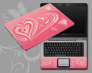 Love, heart of love Laptop decal Skin for HP EliteBook 8470w 2102-63-Pattern ID:63