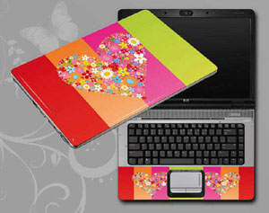 Love, heart of love Laptop decal Skin for MSI GT70 0NE 53640-68-Pattern ID:68