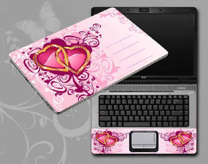 Love, heart of love Laptop decal Skin for HP pavilion plus 16-ab0008tx 54606-72-Pattern ID:72