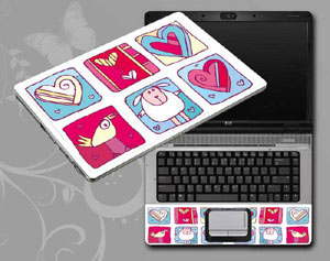 Love, heart of love Laptop decal Skin for DELL Latitude 3190 2-in-1 11.6 32185-76-Pattern ID:76
