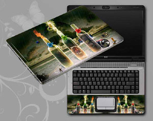 Bottle Laptop decal Skin for SAMSUNG Galaxy Book Flex Alpha 2-in-1 NP730QCJ-K01US 33033-97-Pattern ID:97