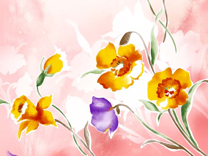 vintage floral flower floral Mouse pad for HP 14-cf0001nh 