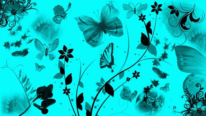 Vintage Flowers, Butterflies floral Mouse pad for HP Envy dv6-7205se 