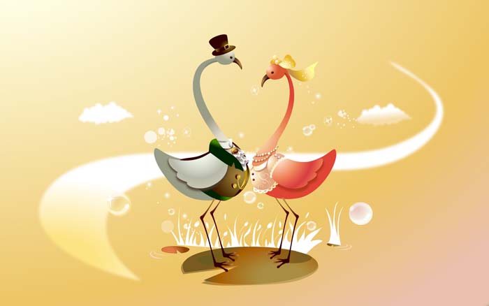 Cartoons, Swans Mouse pad for ACER Aspire 5745DG-3855 