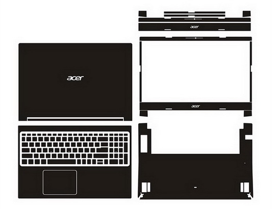 laptop skin Design schemes for ACER Aspire 7 A715-41G-R6S8