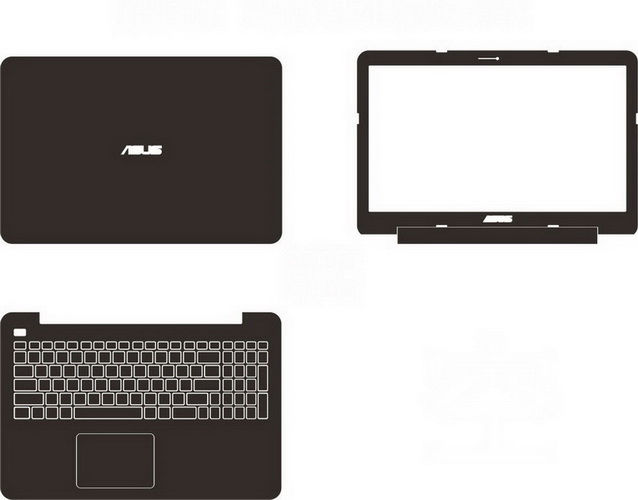 laptop skin Design schemes for ASUS F554L