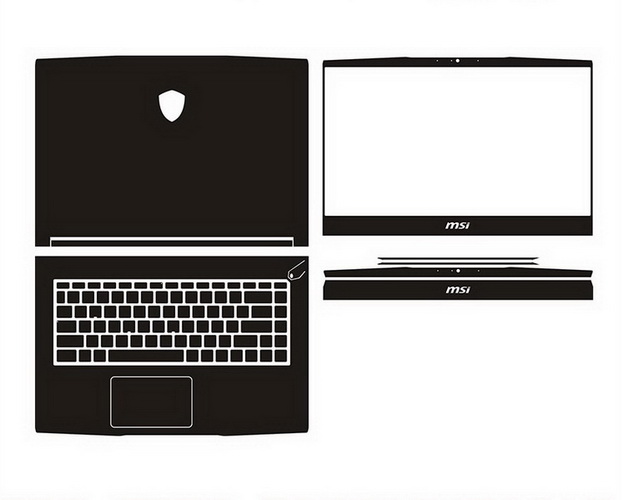 laptop skin Design schemes for MSI Creator 15M A9SD-037