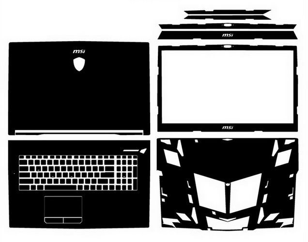 laptop skin Design schemes for MSI GL73 9RCX-030