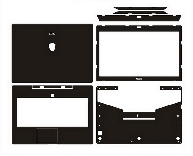 laptop skin Design schemes for MSI GS70 2QE Stealth Pro