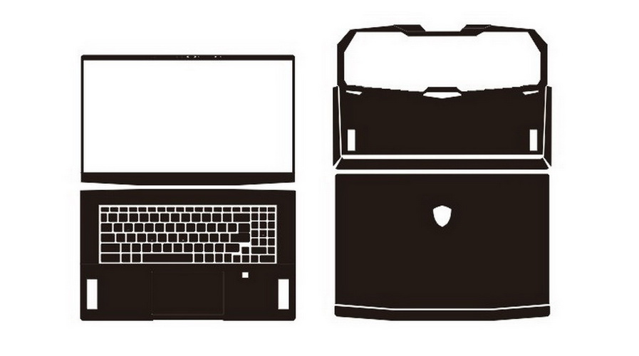 laptop skin Design schemes for MSI Stealth GS77 12UE