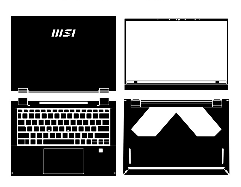 laptop skin Design schemes for MSI Summit E14 A11SCST