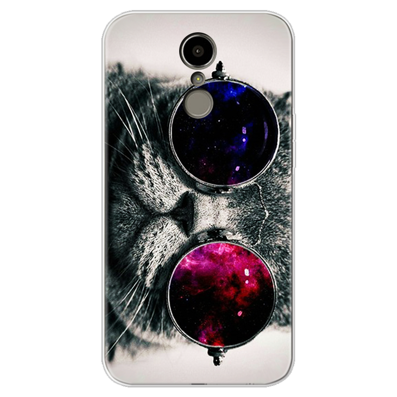 Mobile cell phone case cover for LG K8 TPU Cute Cat Soft Case Funda 