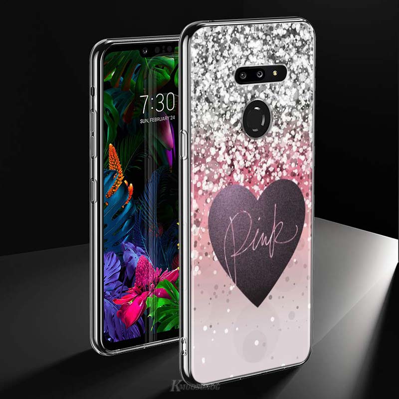 Mobile cell phone case cover for LG V30 Plus love pink girly pretty space Style 