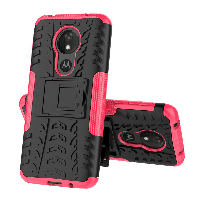 Mobile cell phone case cover for MOTOROLA Moto G7 TPU +PC Hybrid Armor 