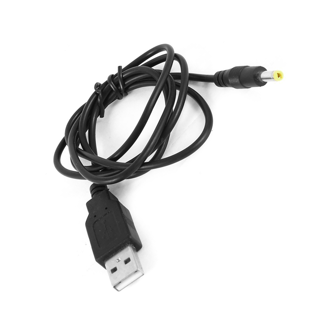 High Speed USB 2.0 A Male to DC 4.0mm x 1.7mm Power Cable 3Ft Black
